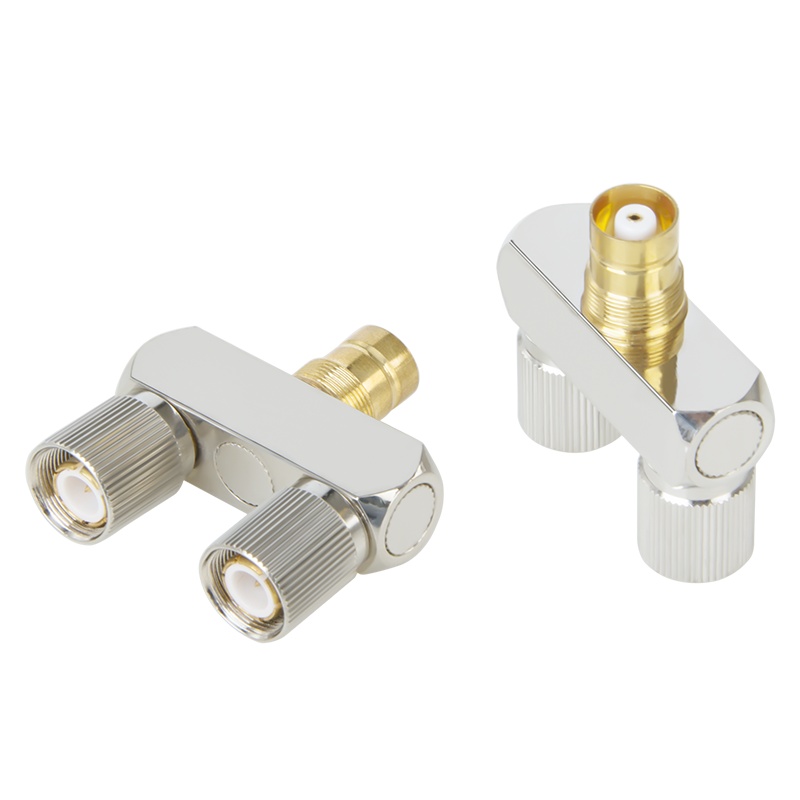 博扬 2M两兆头 E1西门子接线端子75欧 L9三通头 两公一母转换器 10个装 BY-L9-JKJ