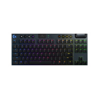 罗技(Logitech) G913 TKL无线RGB机械游戏键盘,GL-T轴类茶轴手感
