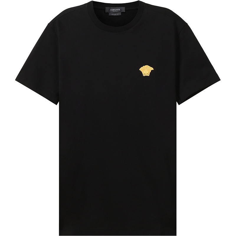 范思哲 VERSACE 男 棉质修身版圆领短袖T恤A89289 A228806