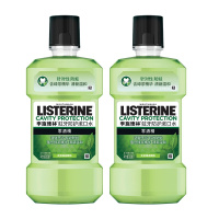 李施德林(LISTERINE)蛀牙防护漱口水500ml双包