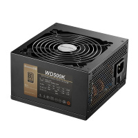 STK 航嘉金牌500W WD500K电脑电源(80PLUS金牌/单路40A/全电压/LLC+SR+DC-DC