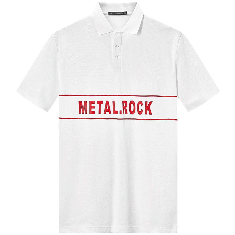 太平鸟男装夏季黑白宽松保罗衫韩版oversize保罗恤POLO衫男潮