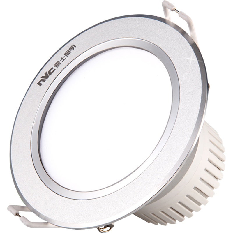 雷士照明（NVC）LED筒灯天花灯一体式装饰铝筒灯（0-5W）简约现代3W 开孔7.5-8厘米 5W 开孔8-8.5厘米