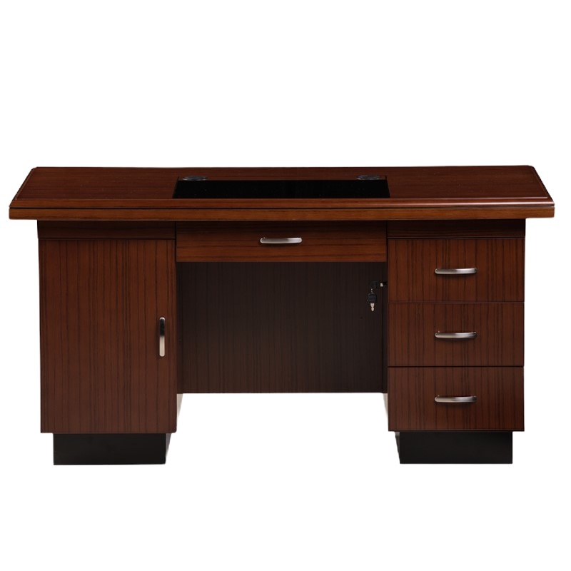 蒂宝森政府企业学校办公桌TD-BGZ101柚木色