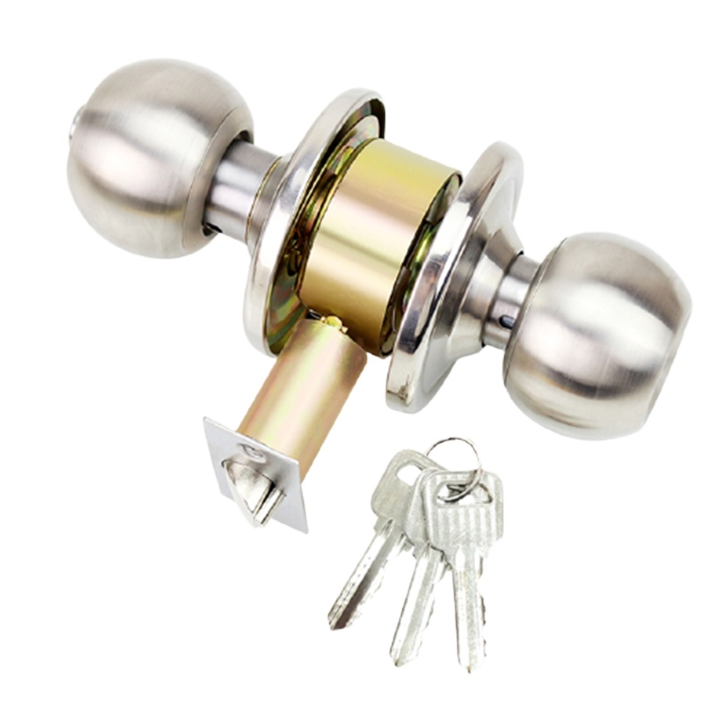 卧室门锁室内球锁法耐卫生间厨房球形锁FANAI通用锁芯木门浴室厕所把手家用锁具