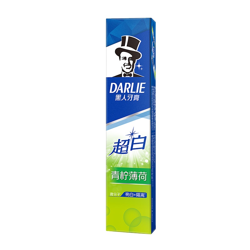 黑人(DARLIE)超白青柠薄荷牙膏 140g