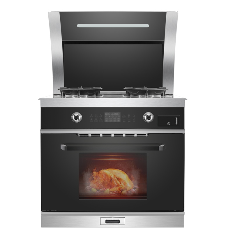 [2020年度新品]帅丰(SANFER)U7-7B-80T小户型轻奢蒸烤一体集成灶