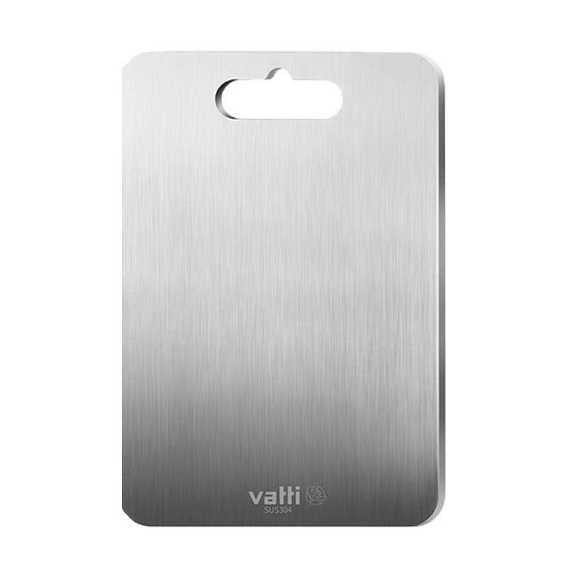 华帝304不锈钢砧板家用拉丝面板(30×20×0.15cm)D602