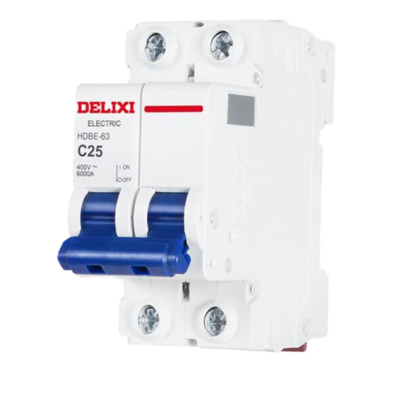 德力西 HDBE632C25 空气开关小型双进双出断路器 2P25A(单位:个)