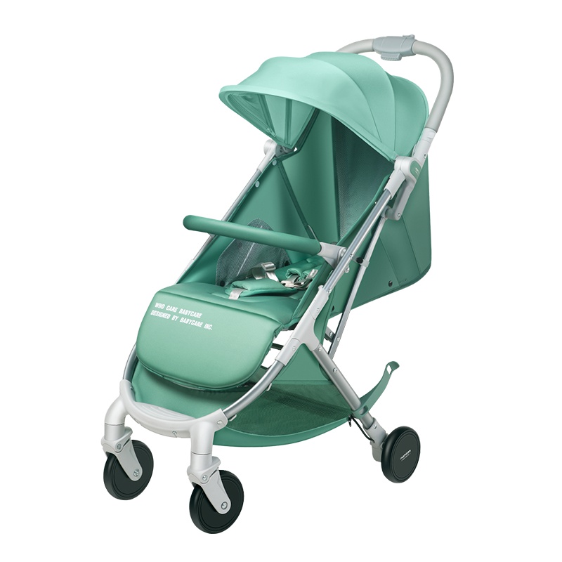 babycare婴儿手推车 宝宝可坐可躺超轻小折叠便携式迷你儿童伞车8610 浅嗬绿