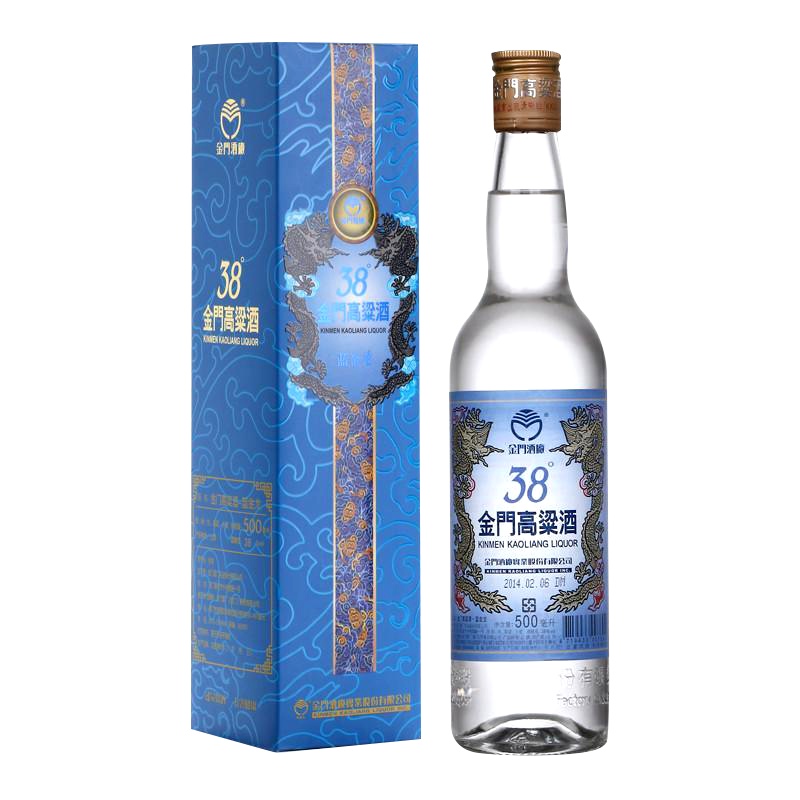 金门高粱酒 白金龙 58度600mL 单盒装 清香型 原瓶原装
