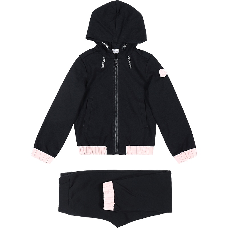 MONCLER 蒙克莱 女童粘胶休闲运动套装 8860405 829F4