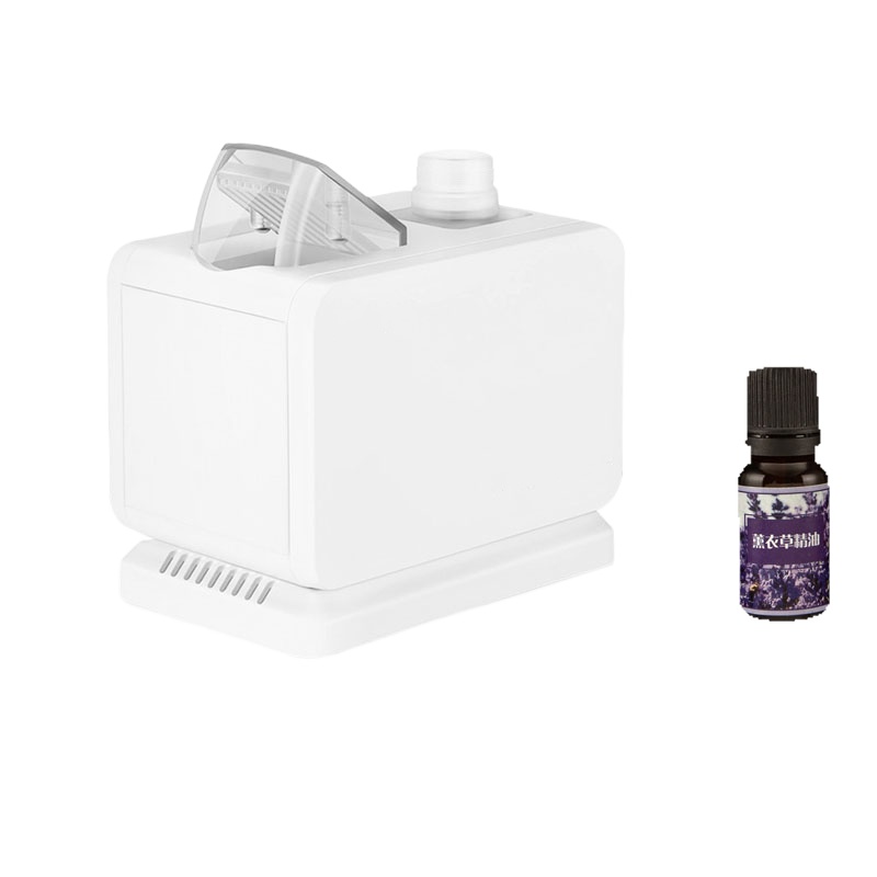 迷你空气加湿器大雾量纳丽雅(Naliya)桌面家用 卧室办公室小型便携式矿泉水瓶 白色(送香薰精油)