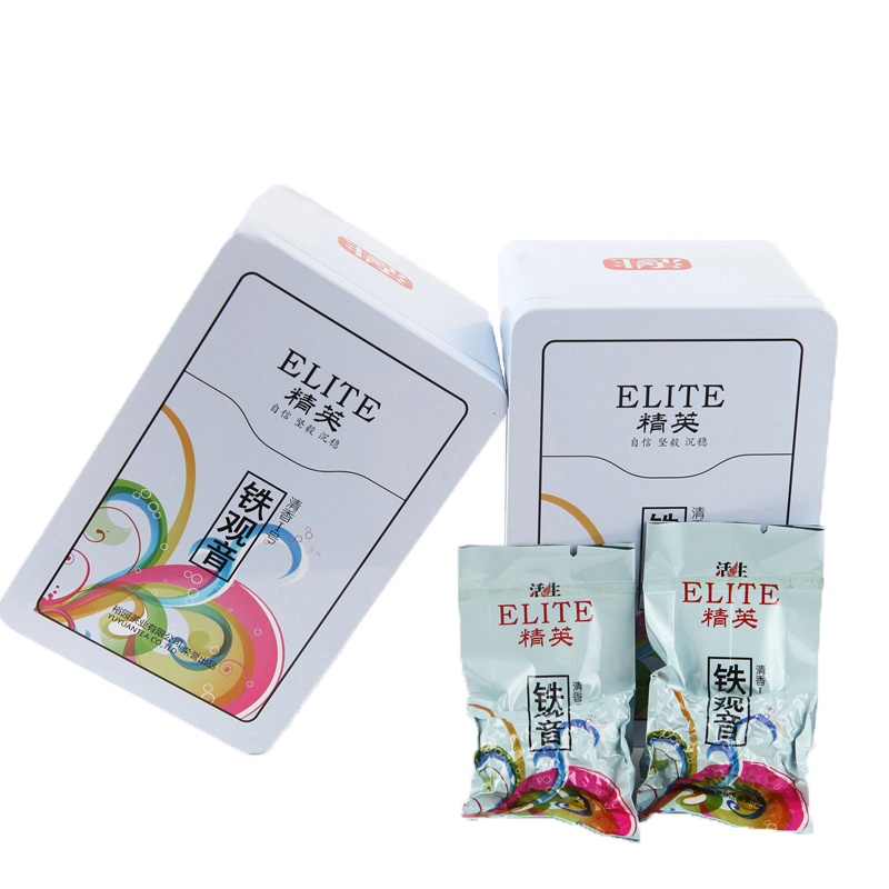 裕园茶业 兰花香乌龙茶安溪铁观音 时尚精英清香型1号卫生袋泡装105g