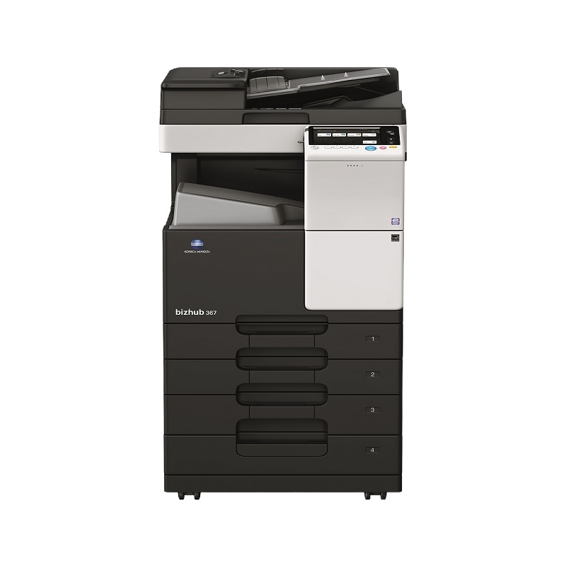 柯尼卡美能达Bizhub 367 A3 黑白多功能复合机 双面输稿器 双纸盒 工作台
