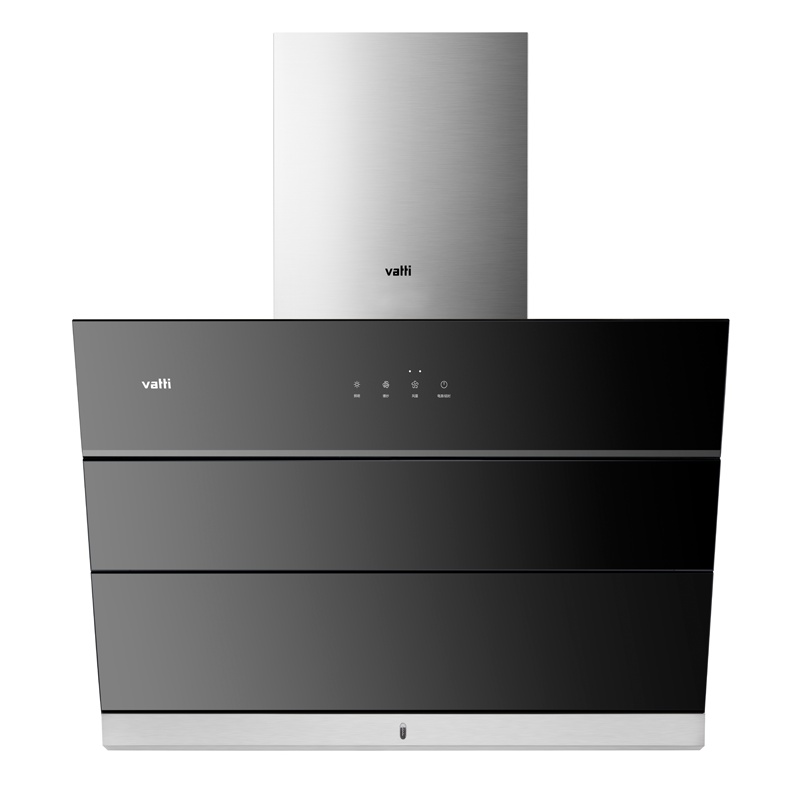 华帝(vatti)19立方大吸力侧吸式抽油烟机J669A自动开合近吸直排390Pa大静压宽域拢烟一级能效