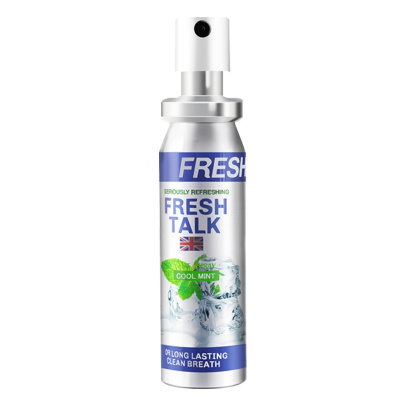 英国Fresh talk口气清新剂口腔喷雾男女便携装口喷20ml/1支 薄荷味口喷