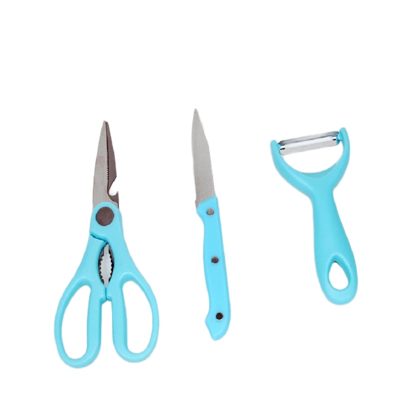 德铂 DEP-275不锈钢厨房刀具3件套 刀具套装厨房剪刀削皮刀水果刀 单套装