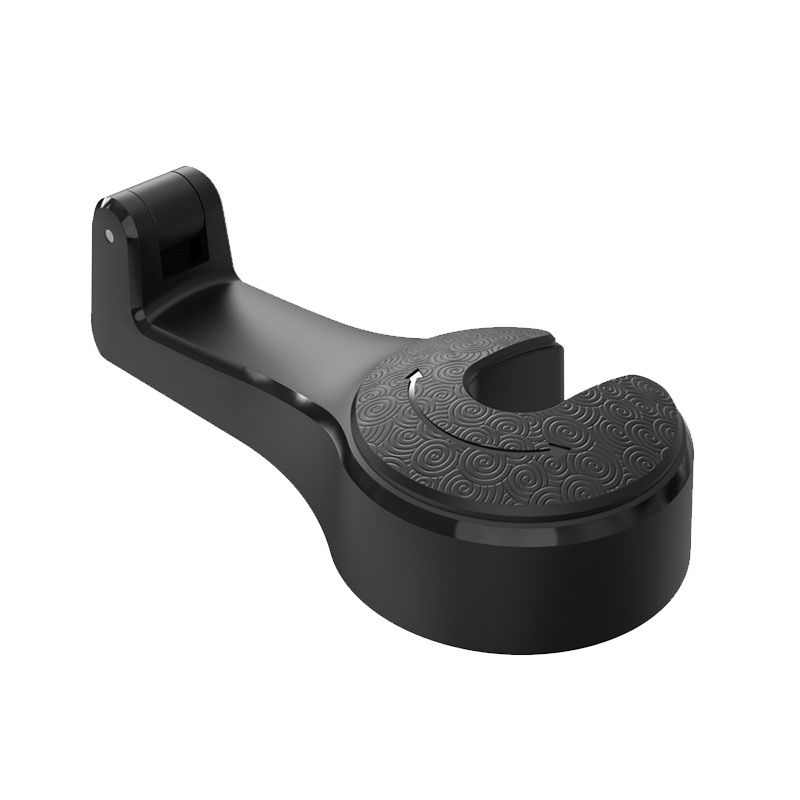 OCUBE车载黑色挂钩椅背挂钩车上座椅车用挂钩车内创意用品汽车后座车载挂钩X001(两个装)