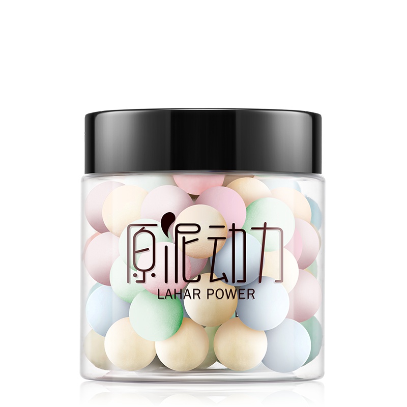原泥动力LAHAR POWER 幻彩温和洁面豆55g 氨基酸洗面奶洁面皂