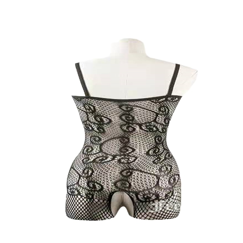 长夜漫漫 女式情趣睡衣夫妻双人情侣调情男女士情趣内衣三点式比基尼内裤连体衣破洞渔网丝袜性感诱惑开档露乳透明免脱成人用品