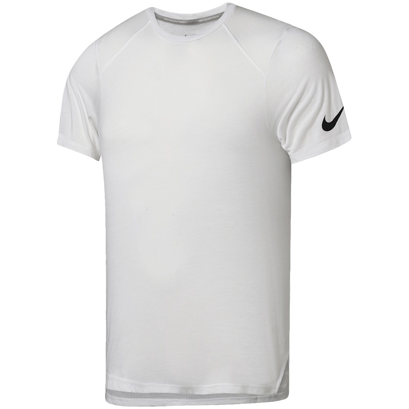 【自营】NIKE耐克男短袖T恤篮球系列针织透气运动休闲T恤891685.. L 891685-100白+黑