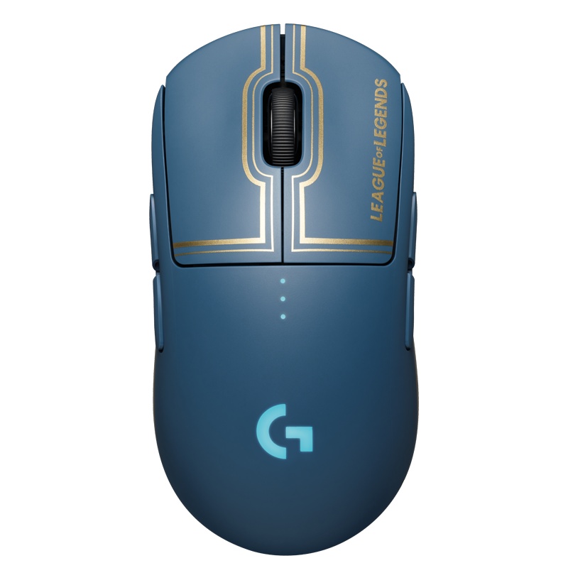 罗技(Logitech)海克斯科技限定款gpro wireless狗屁王一代有线无线鼠标RGB电竞游戏鼠标可充电 GPW