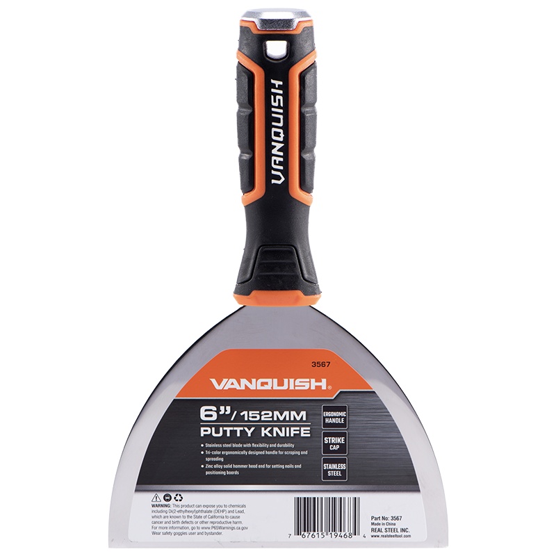万创(VANQUISH)不锈钢油灰刀刮刀铲刀腻子刀清洁批刀(38mm)3562