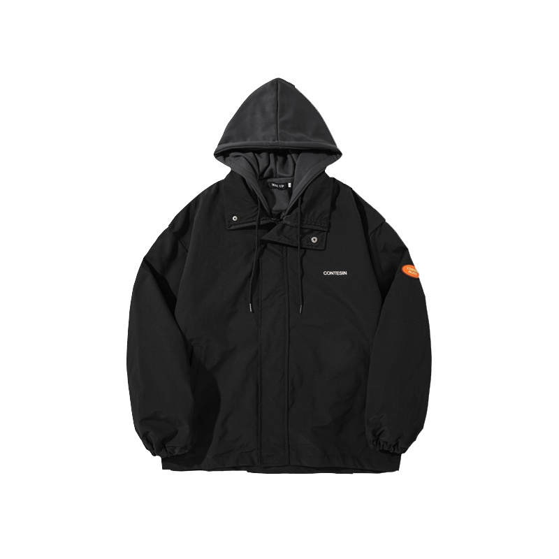 [直营]木林森(MULINSEN)夹克外套男春秋潮牌新款棒球服宽松休闲大码痞帅上衣户外休闲衣