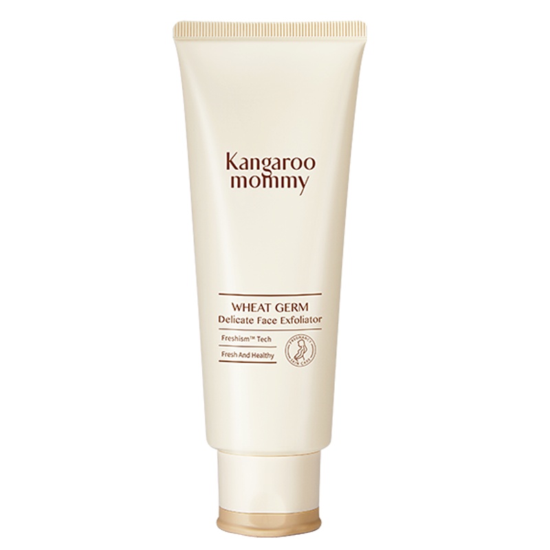 袋鼠妈妈 kangaroomommy 孕妇小麦去角质膏 温和清洁孕期护肤品