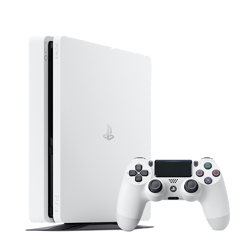 索尼(SONY) PS4 新年大作套装(冰河白 500GB)国行家用游戏机 4k超清 火爆畅玩
