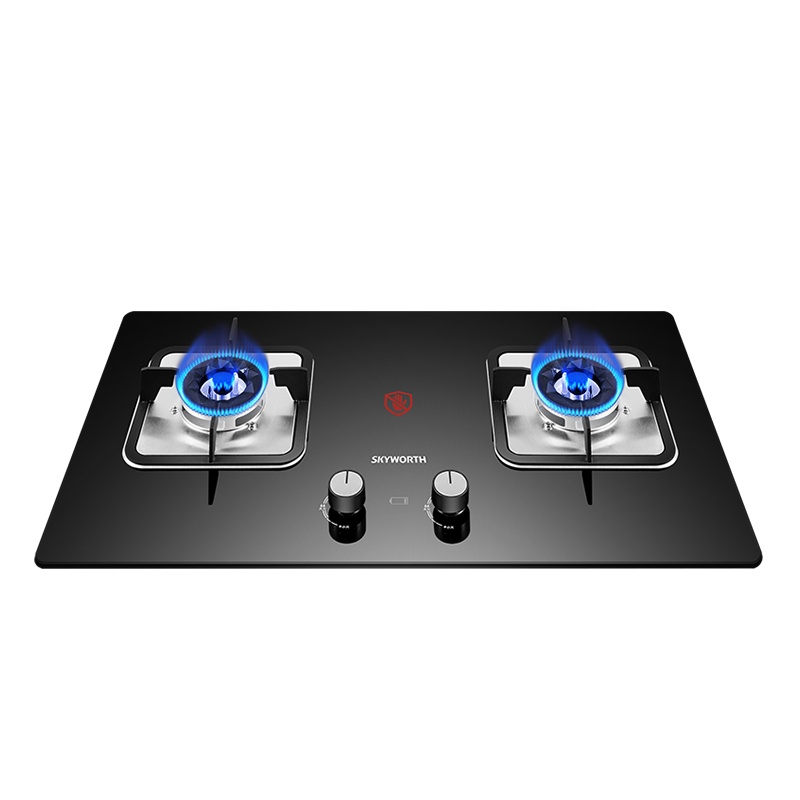 创维(Skyworth) JZY-Z32A燃气灶双灶双眼灶玻璃面板煤气灶大火力灶具嵌入式家用台嵌两用液化气猛火灶