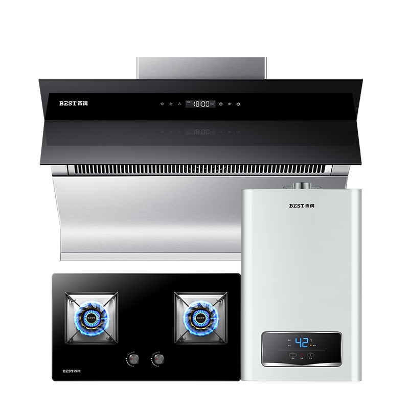 华帝百得(BEST)烟灶消套餐油烟机灶具消毒柜DY55+DZ42B+DR15