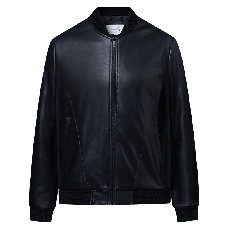 与狼共舞皮夹克男2018秋冬新款男士pu皮外套帅气韩版潮流男棒球服
