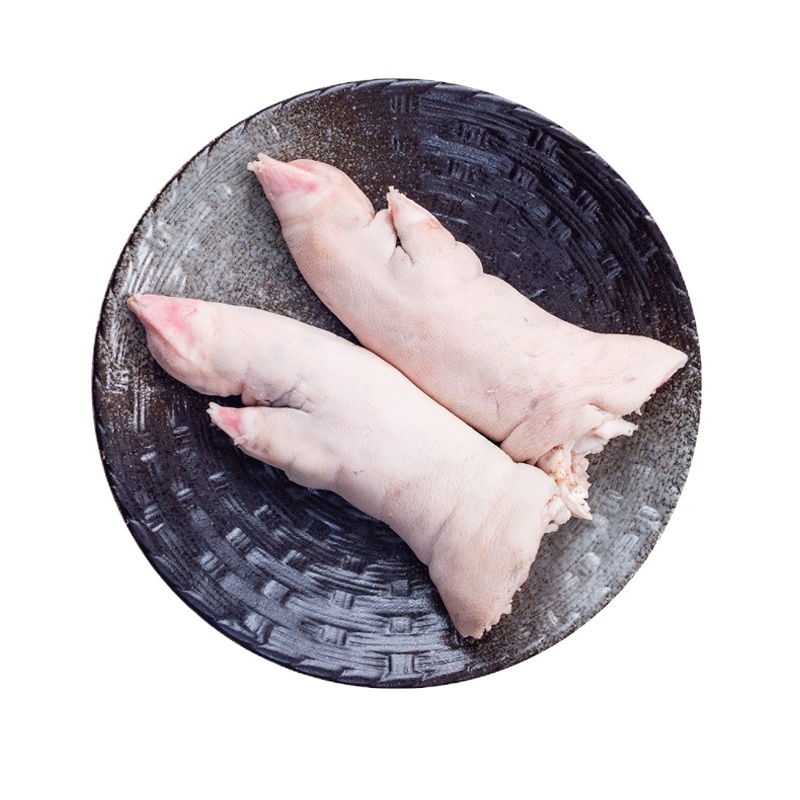 买五送二猪蹄[顺丰速运全程冷链]野蛮香猪蹄400克精修免切猪蹄子猪爪猪手猪脚块 东北黑猪肉红烧猪蹄烧烤 生鲜猪蹄一个