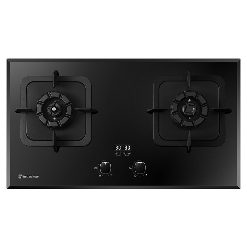 西屋(Westinghouse)燃气灶JZT-ZB01 天然气 钢化玻璃面板 4.5大火力 双眼灶具