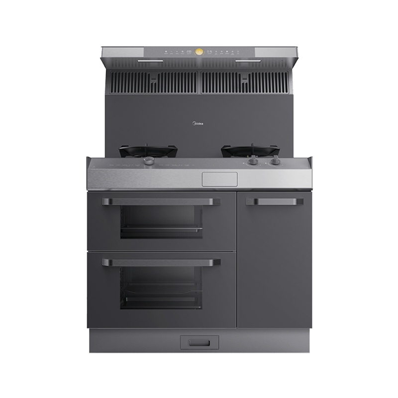 美的智能家电Y36集成灶蒸烤箱一体油烟机燃气灶家用侧吸下排