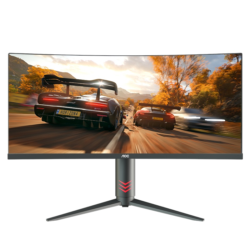 AOC AIO的卢958 29英寸i5 九代带鱼屏2K曲面1500R办公设计游戏独显一体机电脑(i5 9400F 16G 512G固态)