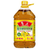 鲁花 食用油 物理压榨 低芥酸菜籽油 5L
