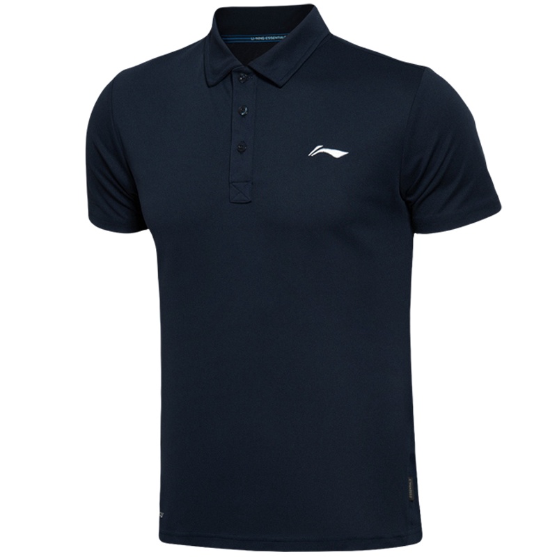 【自营】LINING李宁新款夏季男装训练系列冰凉短袖POLO衫运动服APLL027