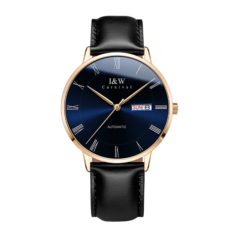 爱沃驰I&W手表瑞士机械表全自动男手表