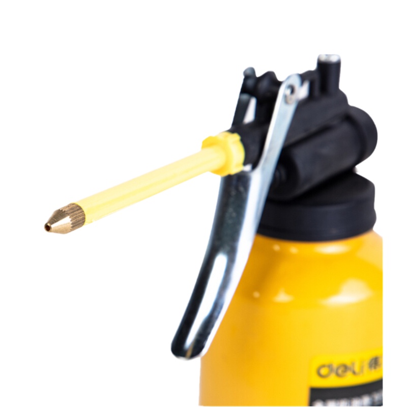 得力 deli 金属机油壶润滑油机油枪金属长嘴高压尖嘴手动注油壶加油壶180ml DL2401 得力工具 企业定制