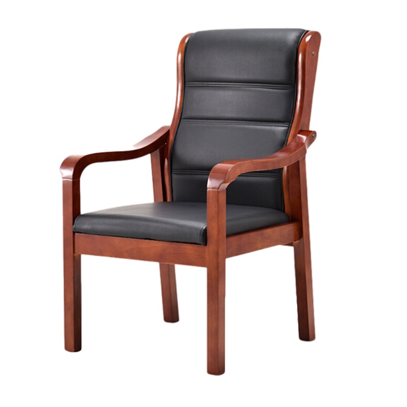 逐鹿中原会议椅木质扶手椅办公椅培训椅HFHC879会客椅接待椅