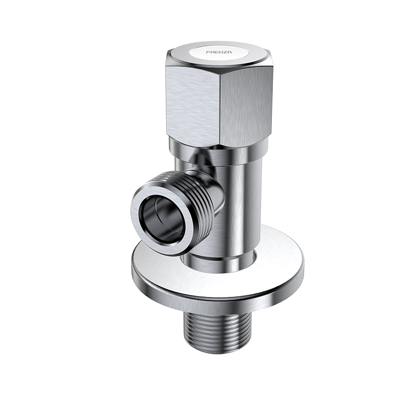 法恩莎[FAENZA]304不锈钢角阀洗衣机热水器马桶加厚加长角阀 三角阀止水阀门角阀套餐