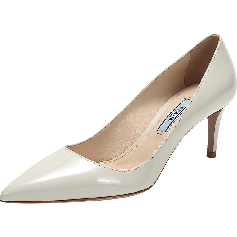 PRADA 普拉达 女士漆皮尖头高跟鞋单鞋 1I834I 069