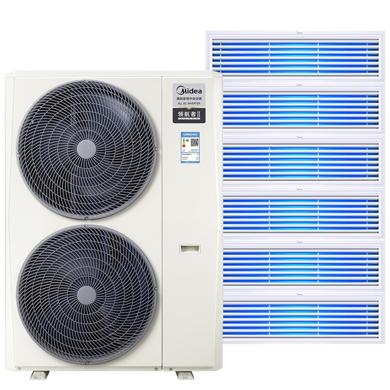 美的(Midea)领航者三代 7匹一拖六 全直流变频智能家电中央空调MJV-180W-E01-LHⅢ一拖六