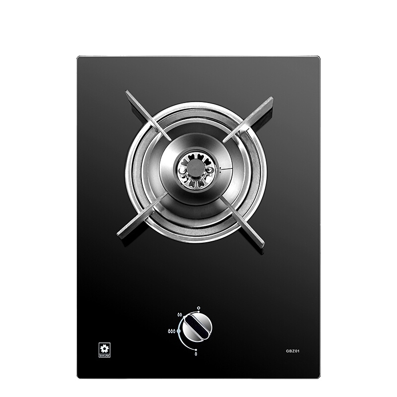 樱花(SAKURA)燃气灶GBZ01 单灶台 煤气灶具 4.2kW大火力 黄铜火盖 台嵌两用 天然气/液化气