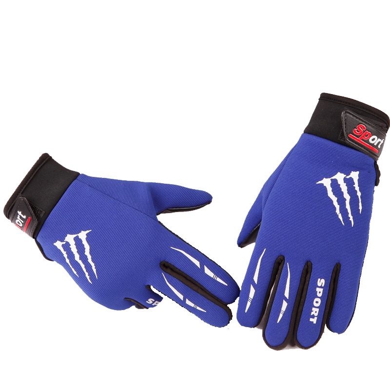 骑行手套男全指春秋季保暖触屏户外运动山地车自行车摩托车防滑手套透气登山手套