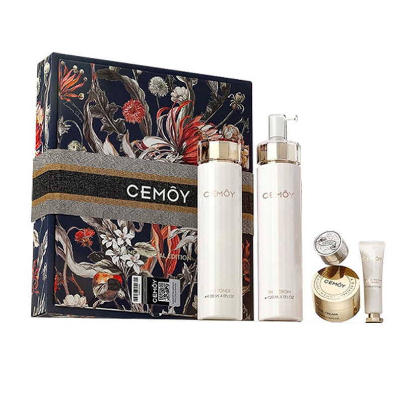 CEMOY澳诗茉白金流明水乳套装护肤礼盒 爽肤水120ml+乳液120ml 补水 保湿 澳大利亚进口