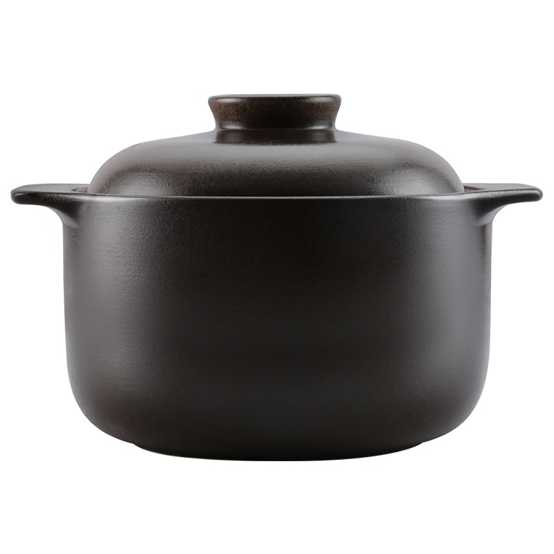 炊大皇(COOKER KING)守真粗陶煲3.5L煲汤锅炖锅明火家用煲汤锅炖锅明火家用深汤煲耐高温陶瓷锅